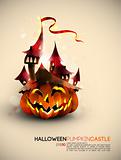 Halloween Castle Grown on a Pumpkin