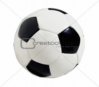 Soccer ball isolated on white