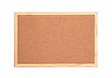 cork-board isolated on white background