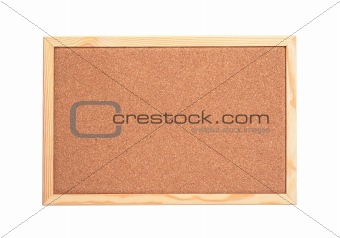 cork-board isolated on white background