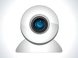 glossy web cam icon 