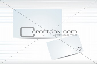 abstract business card presentation