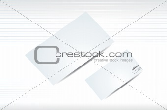 abstract business card presentation
