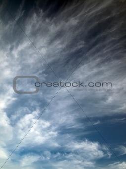 White cloud and bule sky