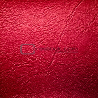 Red Leatherette Background