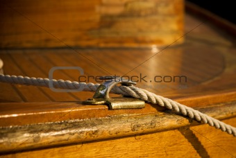 Rope on a boat