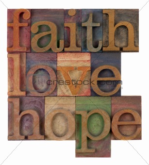 faith, love and hope