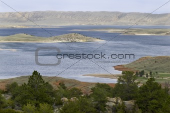 Seminoe Reservoir in Wyoming