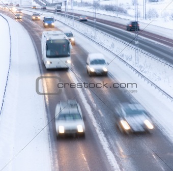 Winter highway