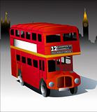 Vintage london bus