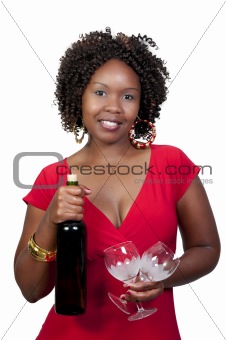 Woman with Wine
