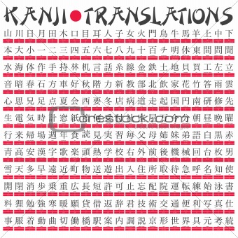 kanji translations
