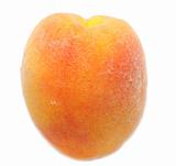 peach isolated on white background 
