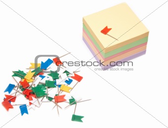 multi-coloured paper clips