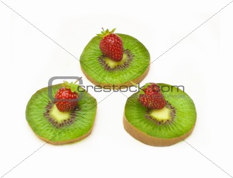 kiwi and strawberry