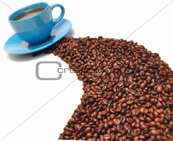 coffee cup and grain 