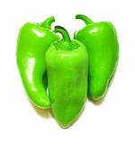 three green peppers 
