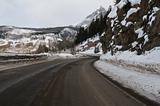 Road through the snow