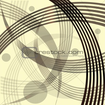 Abstract background with circles and lines