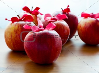 Red Christmas apples