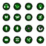 Green web buttons