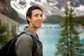 Happy Hiker Portrait