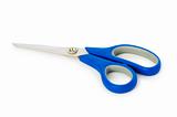 Professional scissors isolated on the white background