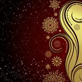 Abstract christmas background. Vector Illustration 