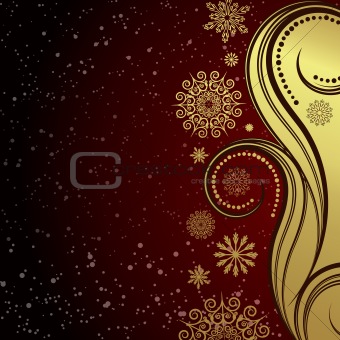 Abstract christmas background. Vector Illustration 