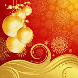Beautiful Christmas background. Vector. 