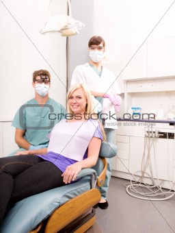 Dental Clinic with Patient