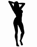 Sexy Woman Silhouette 04
