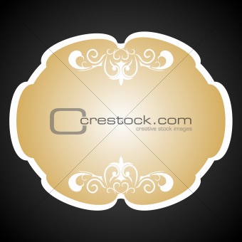 Royal background card for design