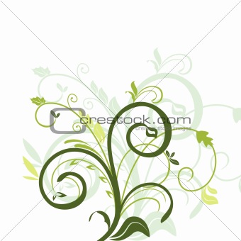 Floral decorative background