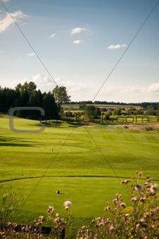 Hole on a Golf Course