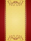 Gold background for design of cards and invitation