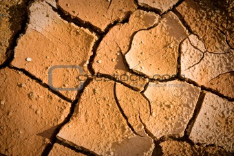 cracked of soil background