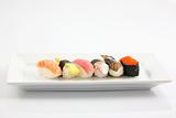 sushi isolated in white background