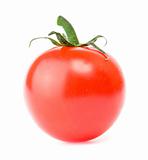 Cherry tomato on white background