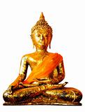 principle Buddha image in a temple, image of Buddha in a temple 
