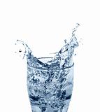Glass Of Splashing Water