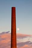 Chimney and moon