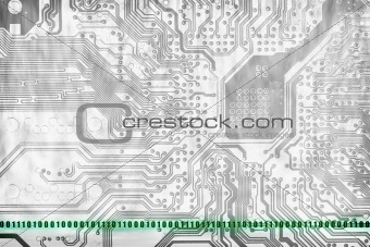 Abstract electronic industrial background