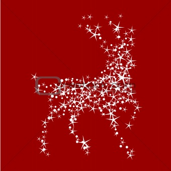 Magic christmas reindeer
