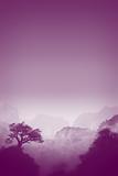 purple landscape