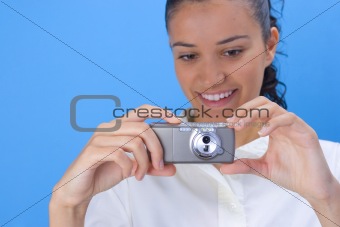 girl with phone