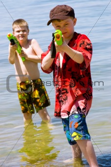 Who wants a water fight?