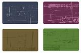 Grunge elements - 4 Business Cards 2
