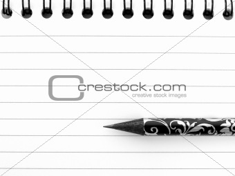notepad with pencil 1