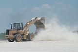 Wheel loader and dust